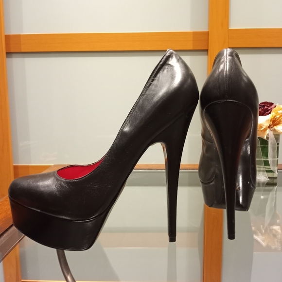 Platform stiletto pumps - Picture 5 of 14